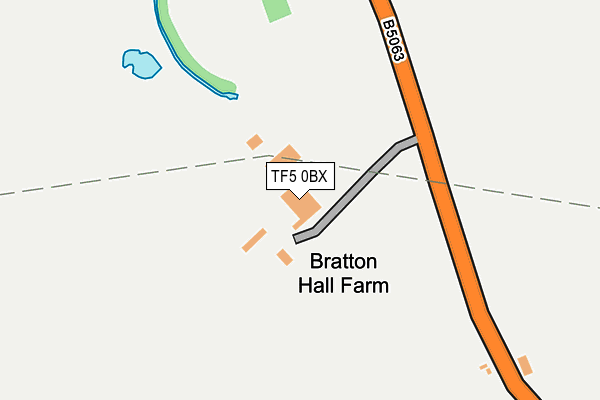 TF5 0BX map - OS OpenMap – Local (Ordnance Survey) TF5 0BX map - OS OpenMap – Local (Ordnance Survey)