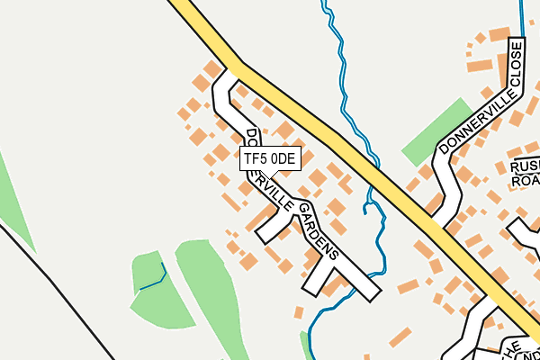 TF5 0DE map - OS OpenMap – Local (Ordnance Survey) TF5 0DE map - OS OpenMap – Local (Ordnance Survey)