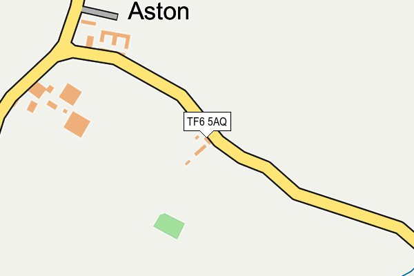 TF6 5AQ map - OS OpenMap – Local (Ordnance Survey) TF6 5AQ map - OS OpenMap – Local (Ordnance Survey)