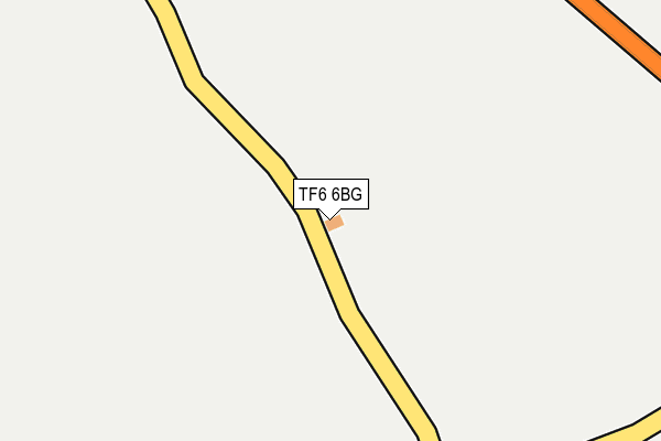 TF6 6BG map - OS OpenMap – Local (Ordnance Survey) TF6 6BG map - OS OpenMap – Local (Ordnance Survey)