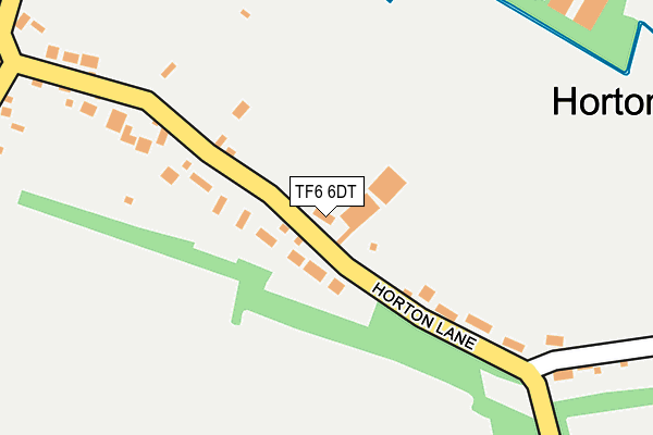 TF6 6DT map - OS OpenMap – Local (Ordnance Survey) TF6 6DT map - OS OpenMap – Local (Ordnance Survey)
