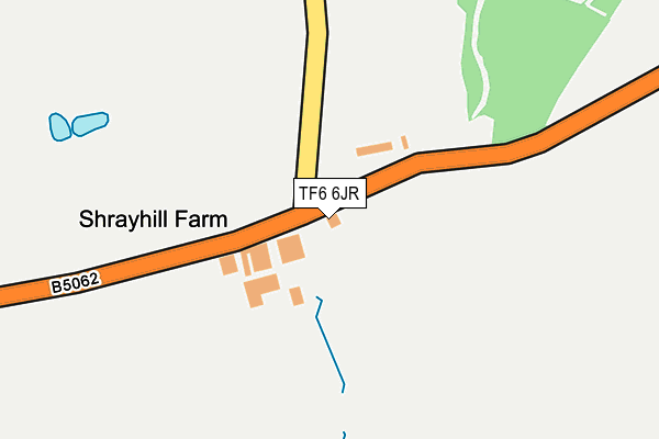 TF6 6JR map - OS OpenMap – Local (Ordnance Survey) TF6 6JR map - OS OpenMap – Local (Ordnance Survey)