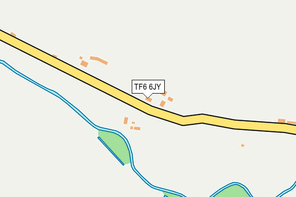 TF6 6JY map - OS OpenMap – Local (Ordnance Survey)