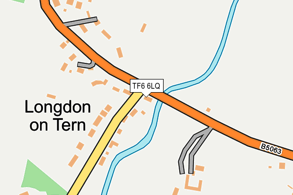 TF6 6LQ map - OS OpenMap – Local (Ordnance Survey) TF6 6LQ map - OS OpenMap – Local (Ordnance Survey)