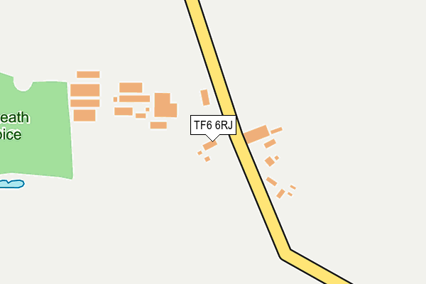 TF6 6RJ map - OS OpenMap – Local (Ordnance Survey) TF6 6RJ map - OS OpenMap – Local (Ordnance Survey)