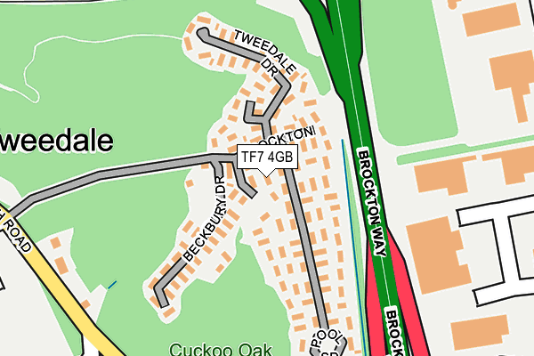 TF7 4GB map - OS OpenMap – Local (Ordnance Survey) TF7 4GB map - OS OpenMap – Local (Ordnance Survey)