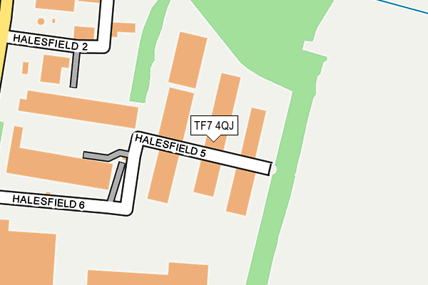 TF7 4QJ map - OS OpenMap – Local (Ordnance Survey) TF7 4QJ map - OS OpenMap – Local (Ordnance Survey)