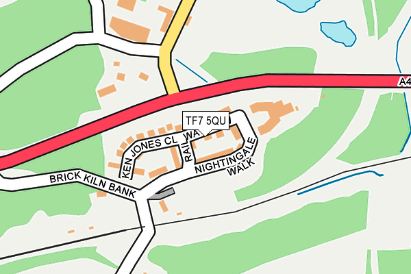 TF7 5QU map - OS OpenMap – Local (Ordnance Survey) TF7 5QU map - OS OpenMap – Local (Ordnance Survey)