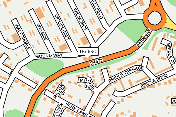 TF7 5RQ map - OS OpenMap – Local (Ordnance Survey) TF7 5RQ map - OS OpenMap – Local (Ordnance Survey)