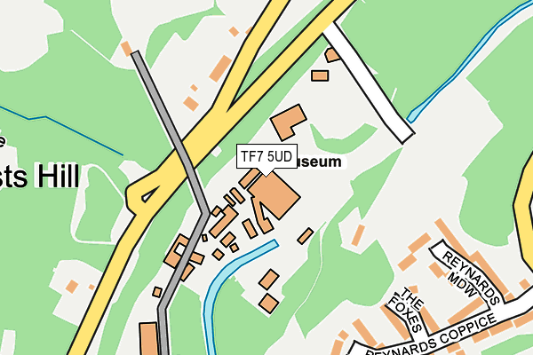 TF7 5UD map - OS OpenMap – Local (Ordnance Survey) TF7 5UD map - OS OpenMap – Local (Ordnance Survey)
