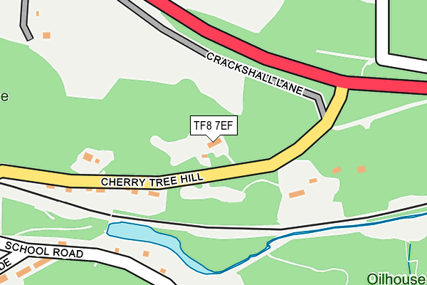 TF8 7EF map - OS OpenMap – Local (Ordnance Survey) TF8 7EF map - OS OpenMap – Local (Ordnance Survey)