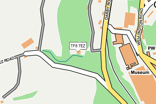 TF8 7EZ map - OS OpenMap – Local (Ordnance Survey) TF8 7EZ map - OS OpenMap – Local (Ordnance Survey)
