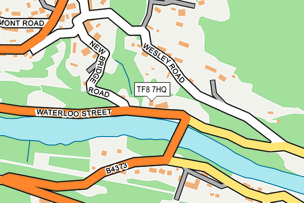 TF8 7HQ map - OS OpenMap – Local (Ordnance Survey) TF8 7HQ map - OS OpenMap – Local (Ordnance Survey)