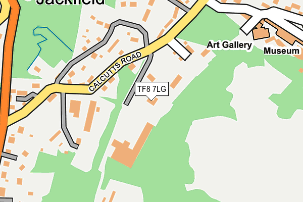 TF8 7LG map - OS OpenMap – Local (Ordnance Survey) TF8 7LG map - OS OpenMap – Local (Ordnance Survey)