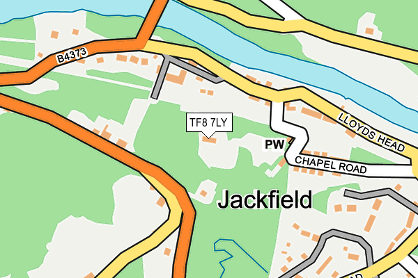 TF8 7LY map - OS OpenMap – Local (Ordnance Survey) TF8 7LY map - OS OpenMap – Local (Ordnance Survey)