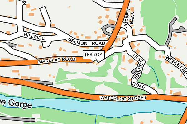 TF8 7QY map - OS OpenMap – Local (Ordnance Survey) TF8 7QY map - OS OpenMap – Local (Ordnance Survey)