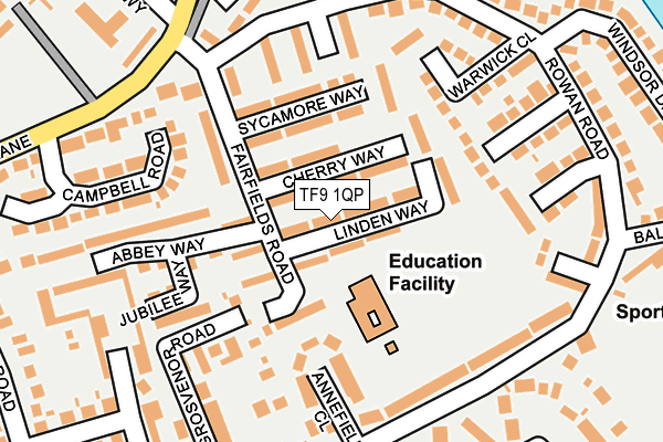 TF9 1QP map - OS OpenMap – Local (Ordnance Survey) TF9 1QP map - OS OpenMap – Local (Ordnance Survey)