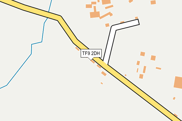 TF9 2DH map - OS OpenMap – Local (Ordnance Survey) TF9 2DH map - OS OpenMap – Local (Ordnance Survey)