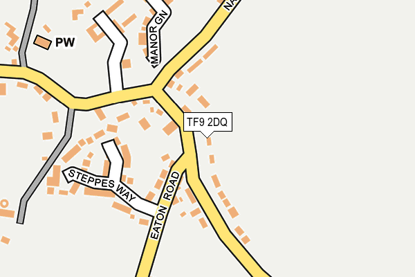 TF9 2DQ map - OS OpenMap – Local (Ordnance Survey) TF9 2DQ map - OS OpenMap – Local (Ordnance Survey)