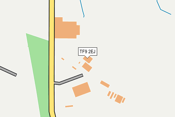 TF9 2EJ map - OS OpenMap – Local (Ordnance Survey) TF9 2EJ map - OS OpenMap – Local (Ordnance Survey)