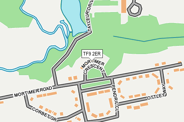 TF9 2ER map - OS OpenMap – Local (Ordnance Survey) TF9 2ER map - OS OpenMap – Local (Ordnance Survey)