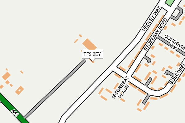 TF9 2EY map - OS OpenMap – Local (Ordnance Survey) TF9 2EY map - OS OpenMap – Local (Ordnance Survey)
