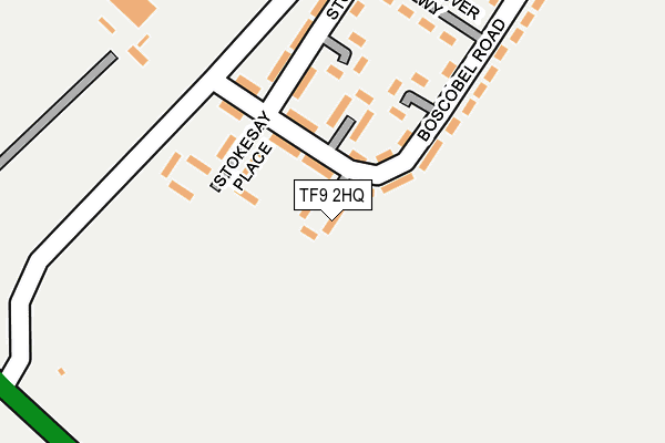 TF9 2HQ map - OS OpenMap – Local (Ordnance Survey) TF9 2HQ map - OS OpenMap – Local (Ordnance Survey)