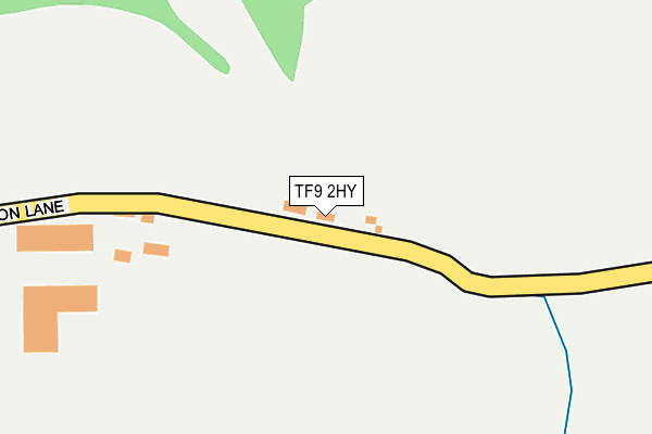 TF9 2HY map - OS OpenMap – Local (Ordnance Survey) TF9 2HY map - OS OpenMap – Local (Ordnance Survey)