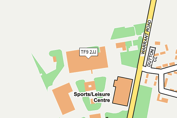 TF9 2JJ map - OS OpenMap – Local (Ordnance Survey) TF9 2JJ map - OS OpenMap – Local (Ordnance Survey)