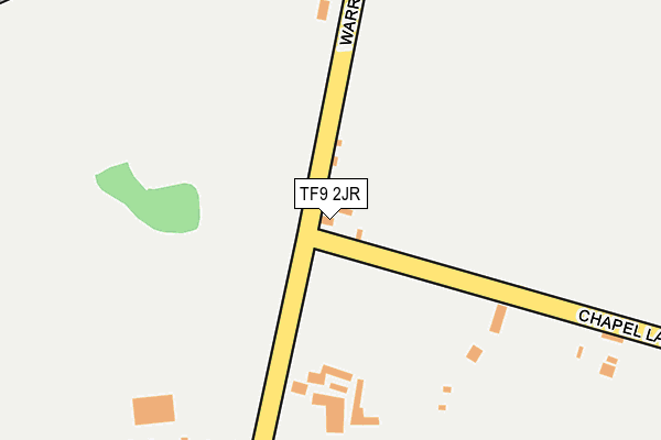 TF9 2JR map - OS OpenMap – Local (Ordnance Survey) TF9 2JR map - OS OpenMap – Local (Ordnance Survey)