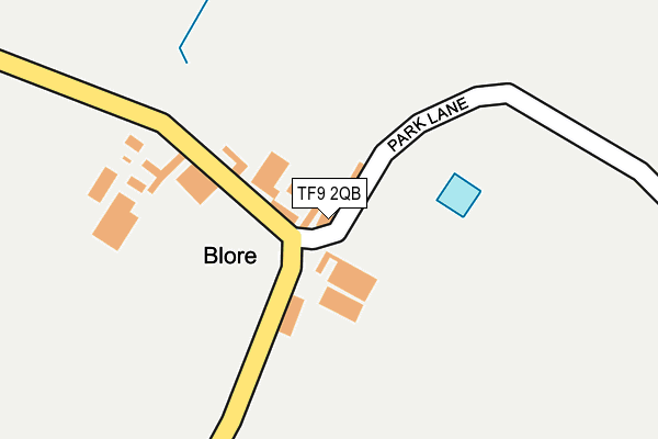 TF9 2QB map - OS OpenMap – Local (Ordnance Survey) TF9 2QB map - OS OpenMap – Local (Ordnance Survey)