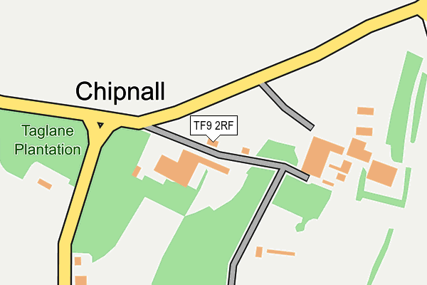 TF9 2RF map - OS OpenMap – Local (Ordnance Survey) TF9 2RF map - OS OpenMap – Local (Ordnance Survey)