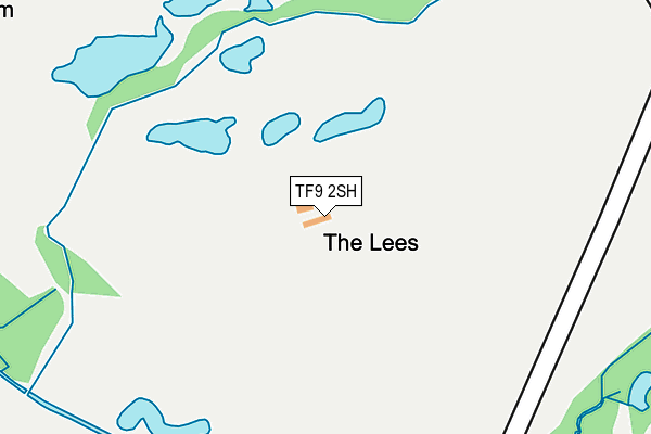 TF9 2SH map - OS OpenMap – Local (Ordnance Survey) TF9 2SH map - OS OpenMap – Local (Ordnance Survey)