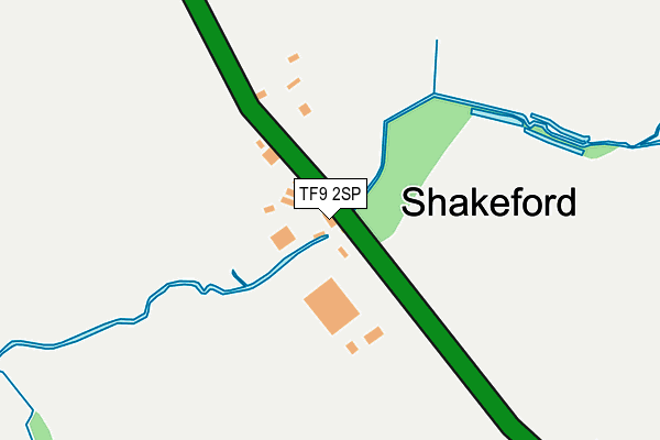 TF9 2SP map - OS OpenMap – Local (Ordnance Survey) TF9 2SP map - OS OpenMap – Local (Ordnance Survey)