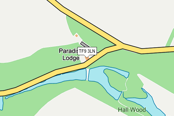 TF9 3LN map - OS OpenMap – Local (Ordnance Survey) TF9 3LN map - OS OpenMap – Local (Ordnance Survey)
