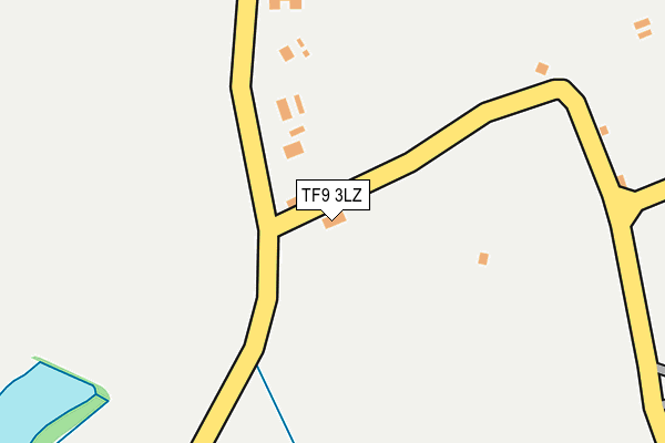 TF9 3LZ map - OS OpenMap – Local (Ordnance Survey) TF9 3LZ map - OS OpenMap – Local (Ordnance Survey)