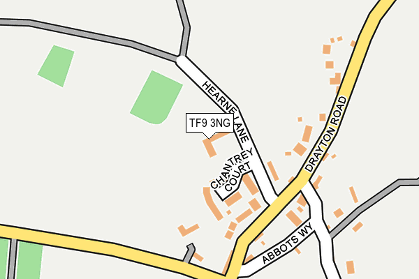 TF9 3NG map - OS OpenMap – Local (Ordnance Survey) TF9 3NG map - OS OpenMap – Local (Ordnance Survey)