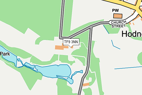 TF9 3NN map - OS OpenMap – Local (Ordnance Survey) TF9 3NN map - OS OpenMap – Local (Ordnance Survey)