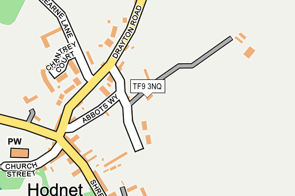 TF9 3NQ map - OS OpenMap – Local (Ordnance Survey) TF9 3NQ map - OS OpenMap – Local (Ordnance Survey)