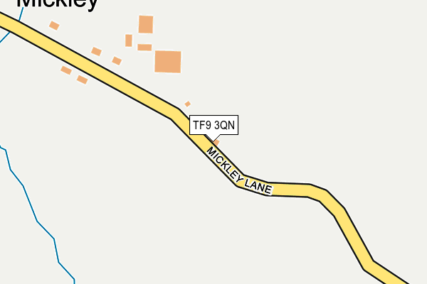 TF9 3QN map - OS OpenMap – Local (Ordnance Survey) TF9 3QN map - OS OpenMap – Local (Ordnance Survey)