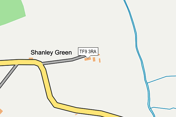 TF9 3RA map - OS OpenMap – Local (Ordnance Survey) TF9 3RA map - OS OpenMap – Local (Ordnance Survey)