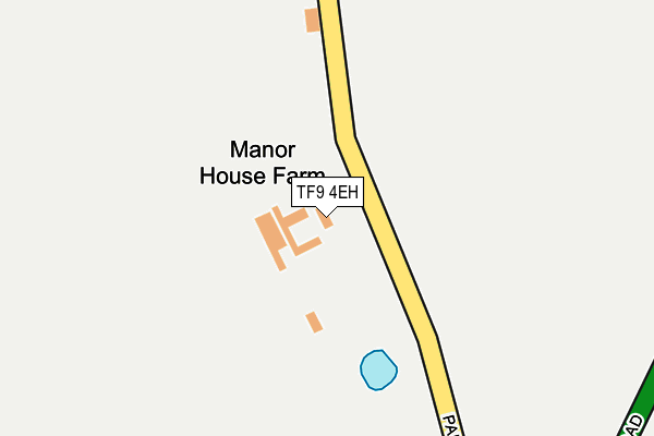 TF9 4EH map - OS OpenMap – Local (Ordnance Survey) TF9 4EH map - OS OpenMap – Local (Ordnance Survey)