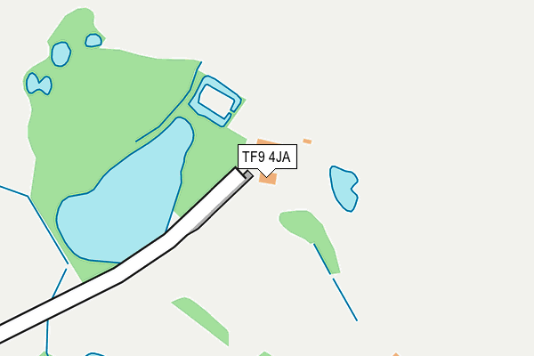 TF9 4JA map - OS OpenMap – Local (Ordnance Survey) TF9 4JA map - OS OpenMap – Local (Ordnance Survey)