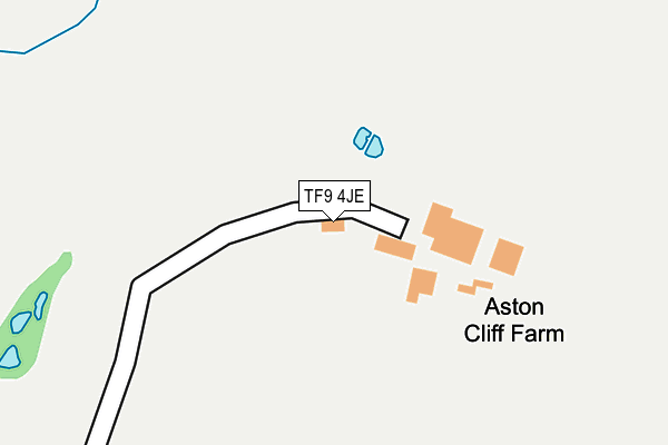 TF9 4JE map - OS OpenMap – Local (Ordnance Survey) TF9 4JE map - OS OpenMap – Local (Ordnance Survey)