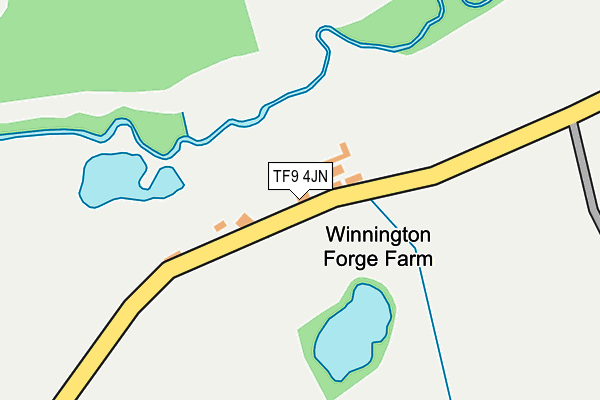 TF9 4JN map - OS OpenMap – Local (Ordnance Survey) TF9 4JN map - OS OpenMap – Local (Ordnance Survey)