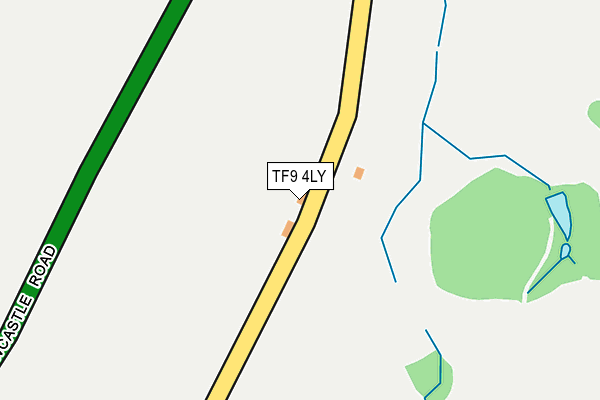 TF9 4LY map - OS OpenMap – Local (Ordnance Survey) TF9 4LY map - OS OpenMap – Local (Ordnance Survey)