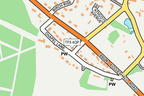 TF9 4QP map - OS OpenMap – Local (Ordnance Survey) TF9 4QP map - OS OpenMap – Local (Ordnance Survey)