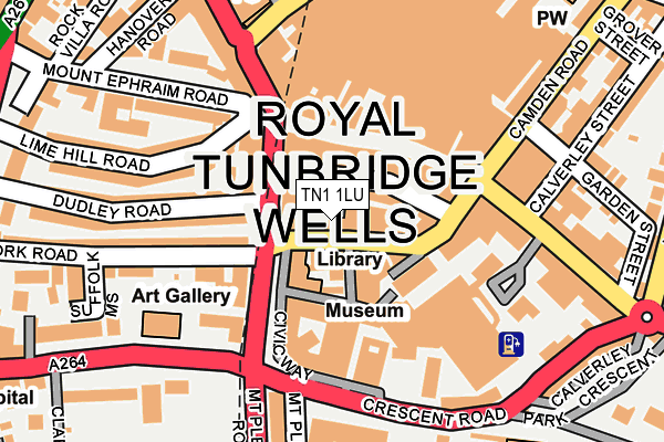 TN1 1LU map - OS OpenMap – Local (Ordnance Survey) TN1 1LU map - OS OpenMap – Local (Ordnance Survey)