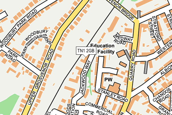 TN1 2GB map - OS OpenMap – Local (Ordnance Survey) TN1 2GB map - OS OpenMap – Local (Ordnance Survey)
