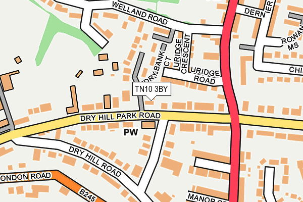 TN10 3BY map - OS OpenMap – Local (Ordnance Survey) TN10 3BY map - OS OpenMap – Local (Ordnance Survey)